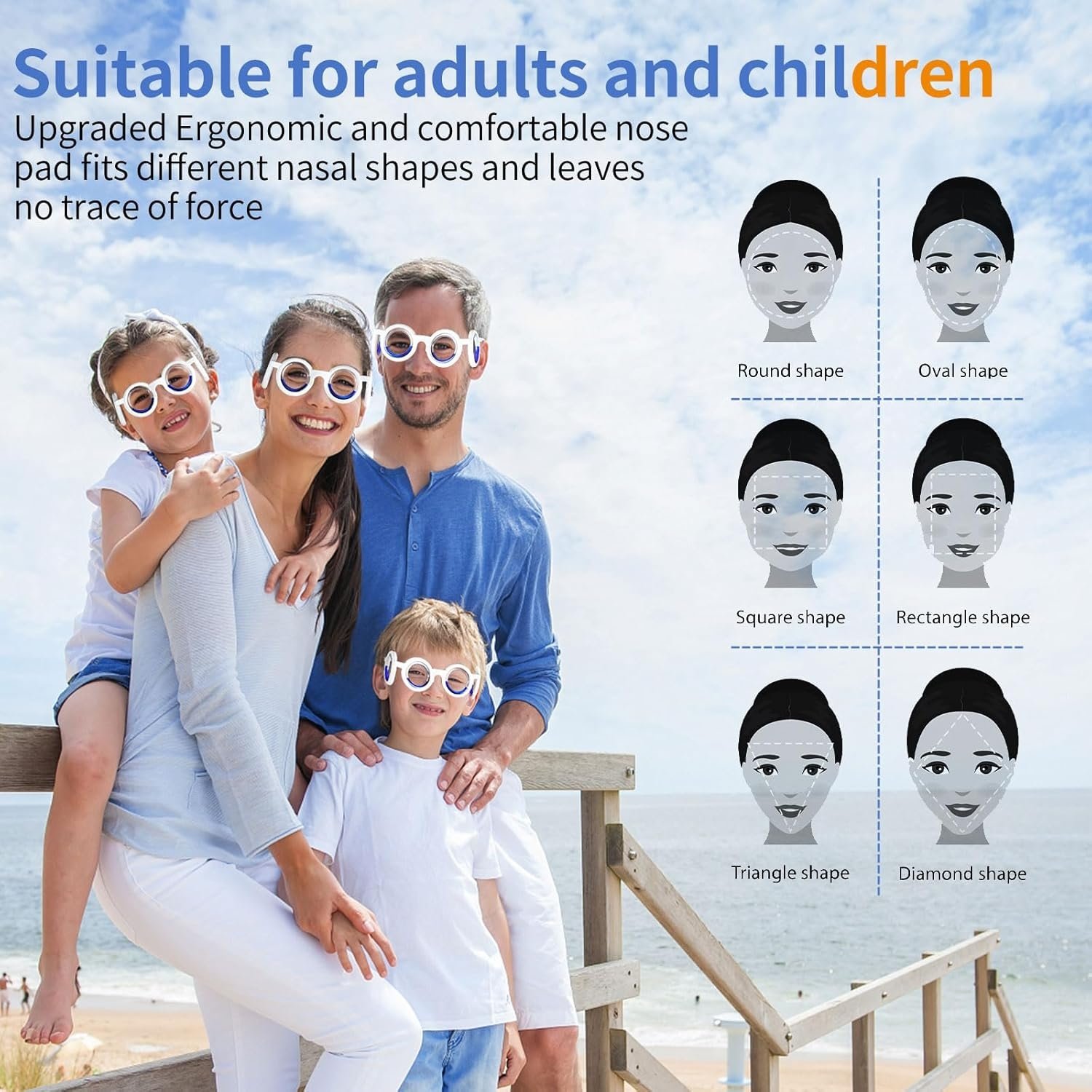 Sickness Glasses, Car Sickness Glasses,Relieve Carsickness Airsickness Seasickness Glasses