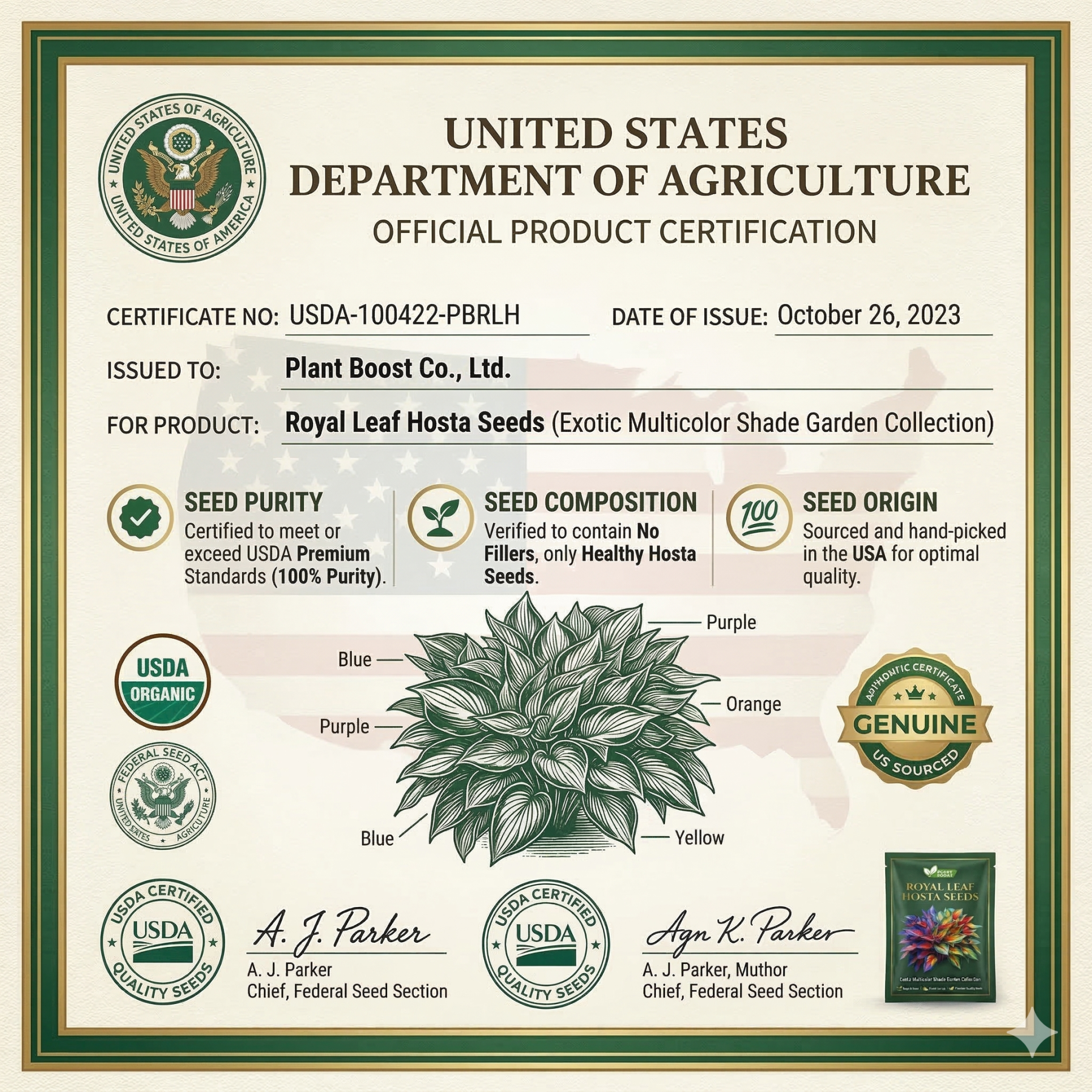 💥LAST DAY SALE 50%OFF💥🌿Premium Rare Hosta Seeds