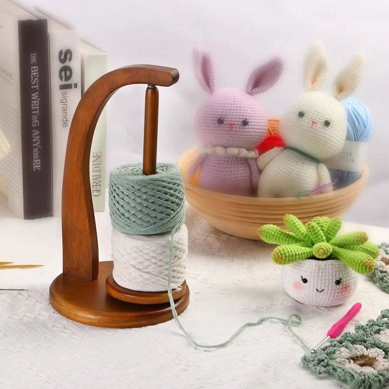 🎁🎄Wooden Yarn Spool Rack  🌟🧶