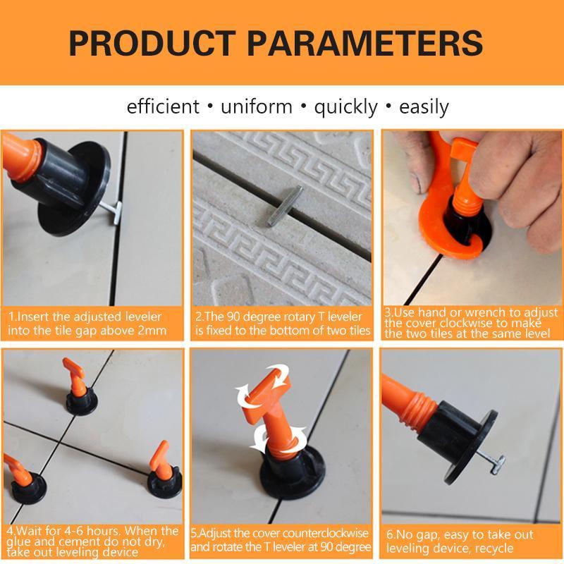 (🔥Halloween Pre Sale- 30% OFF) Tile Leveling System (50PCS Pack)