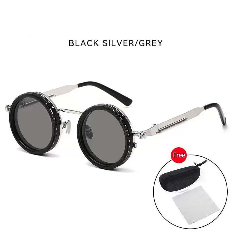 Adjustable 1-9 High Quality Sunglasses Fishing Rounded Polarized Glasses