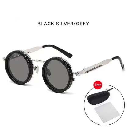 Adjustable 1-9 High Quality Sunglasses Fishing Rounded Polarized Glasses