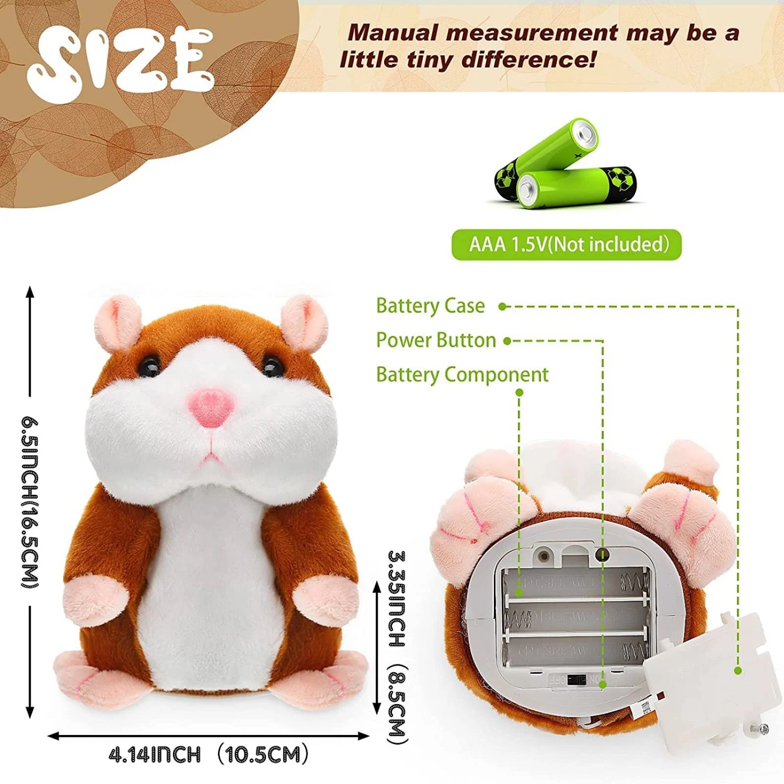 Funny Talking Hamster Plush Toy-SLOOSELYK