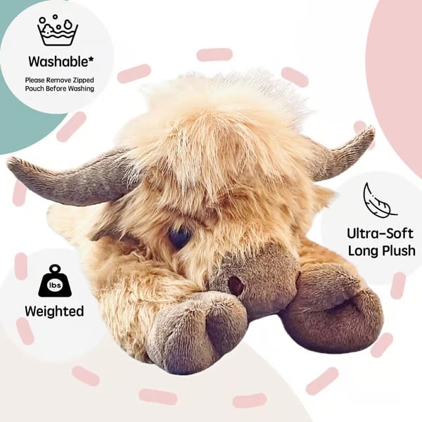 🔥LAST DAY 49% OFF -🎁Cute Cartoon Highland Cow Cuddly Toy🎉 Free Shipping