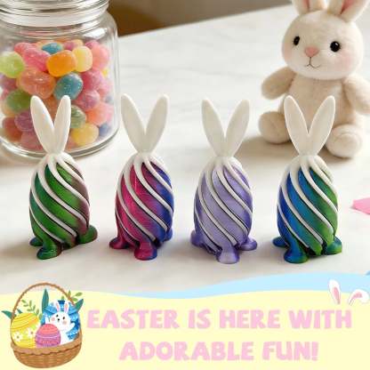 Make Easter extra fun (and calm!) with the Easter Spiral Decompression Rabbit Egg 🥚🐇