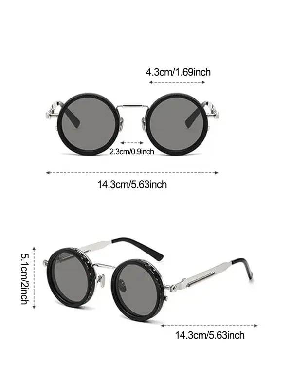 Adjustable 1-9 High Quality Sunglasses Fishing Rounded Polarized Glasses