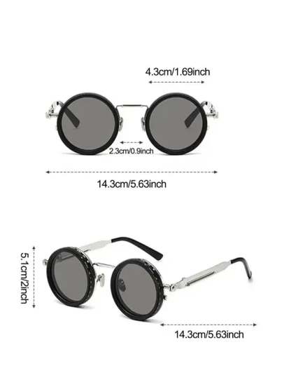 Adjustable 1-9 High Quality Sunglasses Fishing Rounded Polarized Glasses
