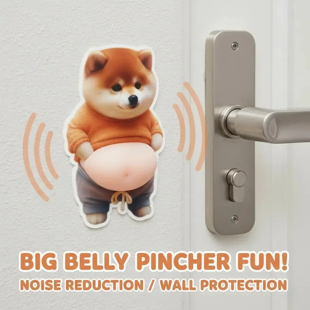 🔥HOT SALVE 6Pcs 3D Dog & Cat Belly Mochi Squishy Stickers