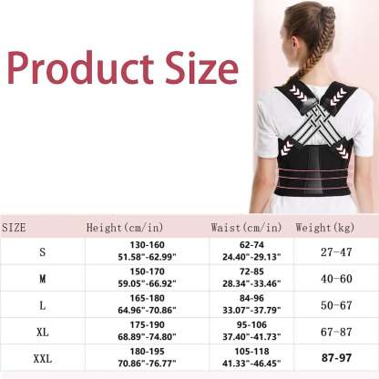 🔥Hot Sale - 💪Adjustable Back Posture Corrector Belt – Relieve Slouching & Pain for Women & Men 🩺