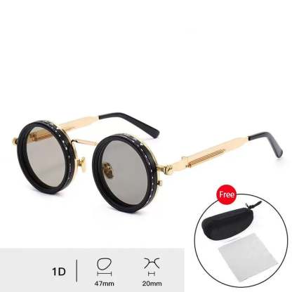 Adjustable 1-9 High Quality Sunglasses Fishing Rounded Polarized Glasses