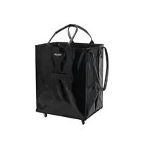 HK Rolling Tote Bag with Zip Top & Button Closure