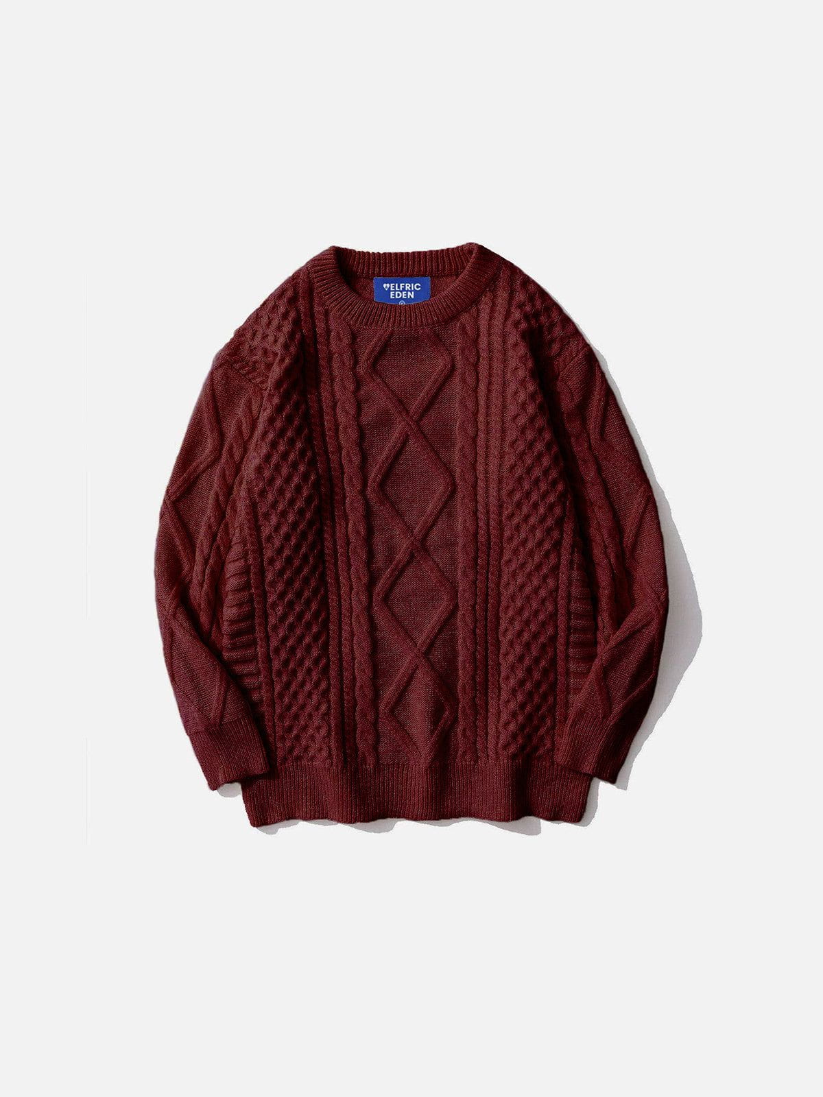 Aelfric Eden Retro 90s Cable Knit Sweater