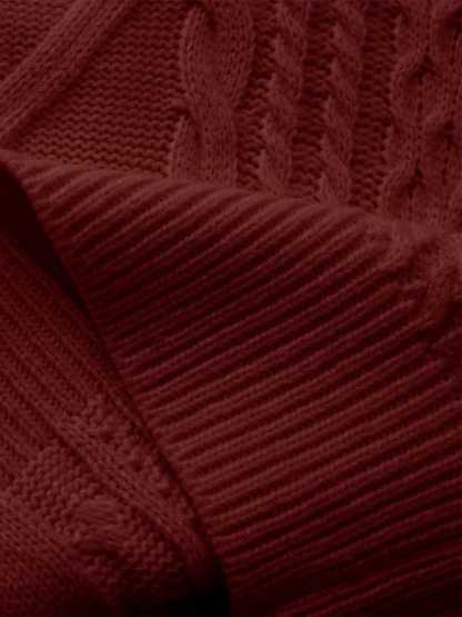 Aelfric Eden Retro 90s Cable Knit Sweater