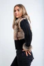 Ivory Fur Cardigan - White