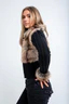 Ivory Fur Cardigan - White