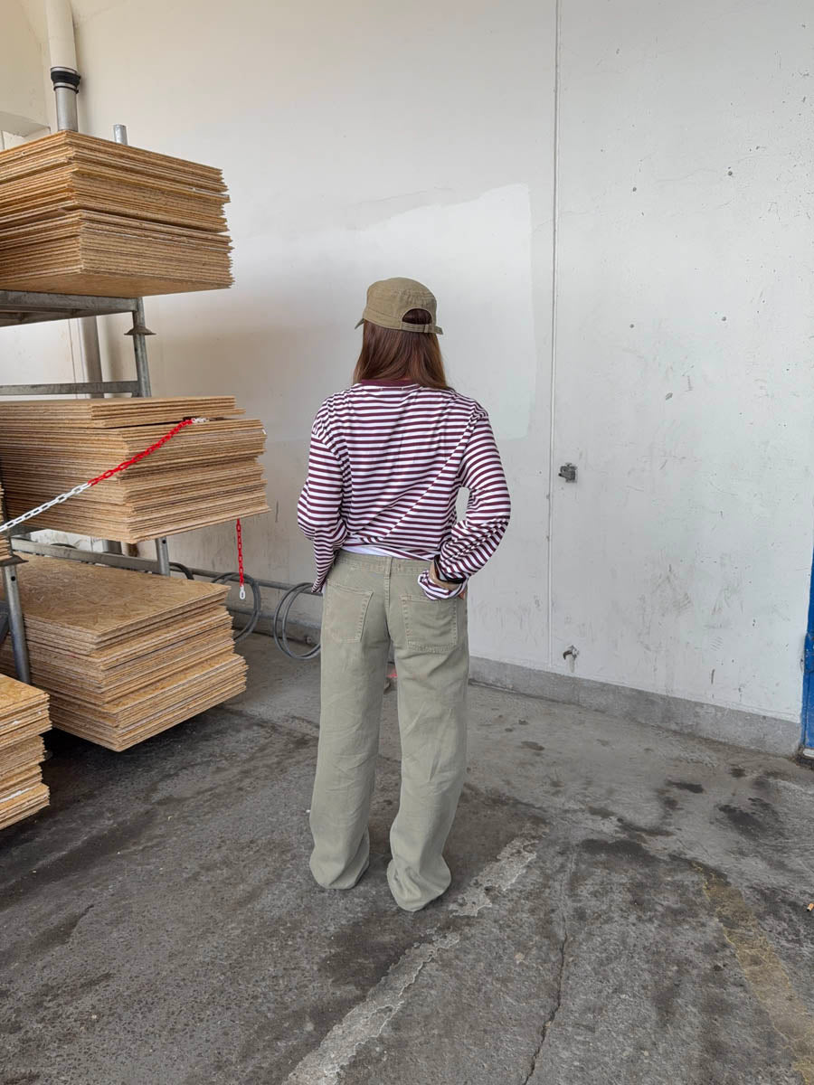 Tuva low waisted jeans - Khaki