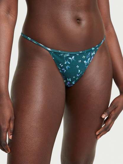 Stretch Cotton V-String Panty