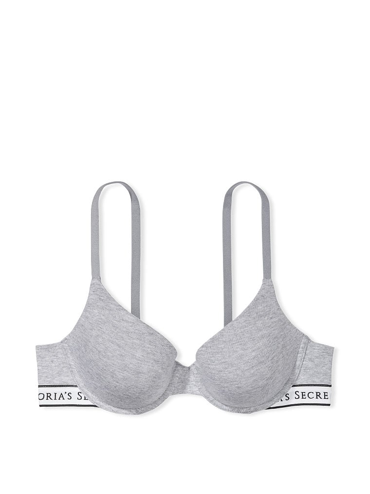 Lightly Lined Cotton Demi Bra