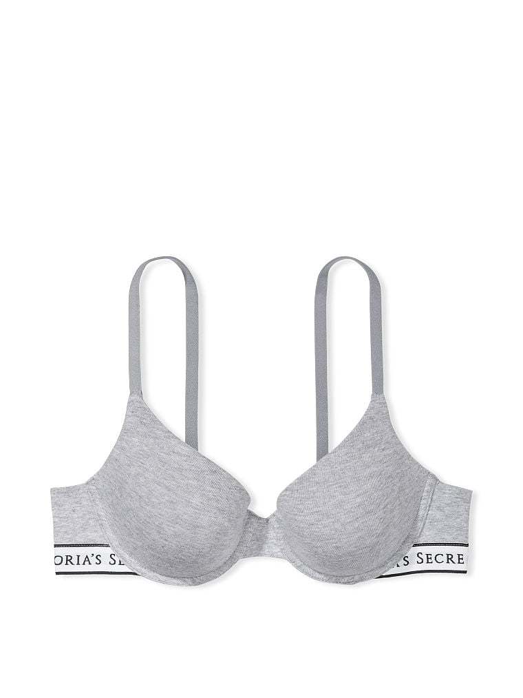 Lightly Lined Cotton Demi Bra
