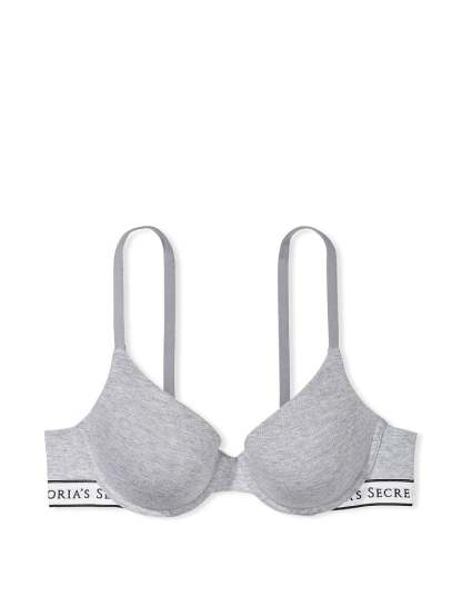 Lightly Lined Cotton Demi Bra
