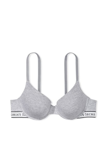 Lightly Lined Cotton Demi Bra