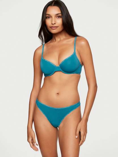 Shine Patch Thong Panty