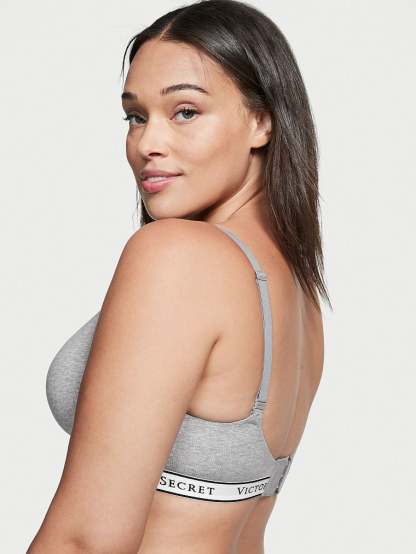 Lightly Lined Cotton Wireless Bra