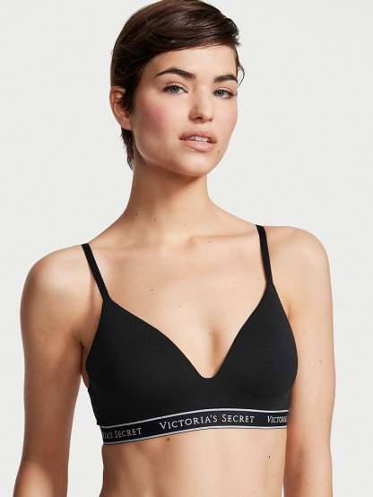 Lightly Lined Cotton Wireless Bra