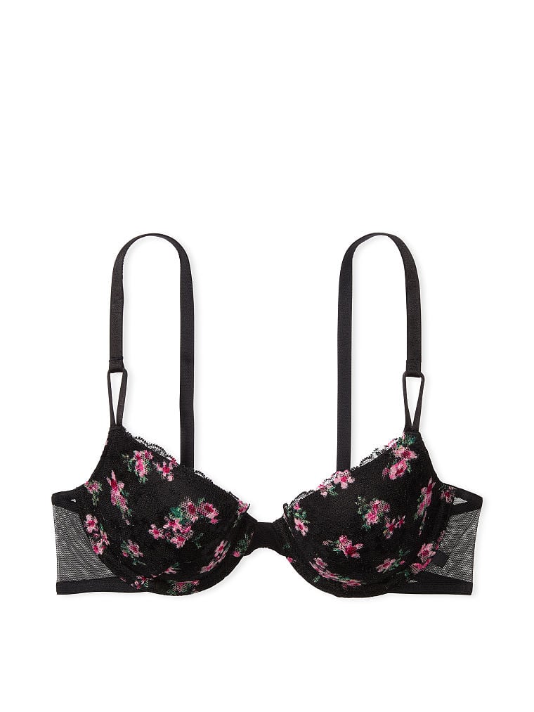 Sexy Tee Posey Lace Lightly Lined Demi Bra