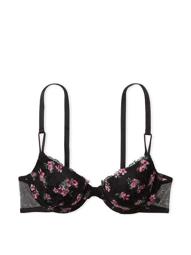 Sexy Tee Posey Lace Lightly Lined Demi Bra