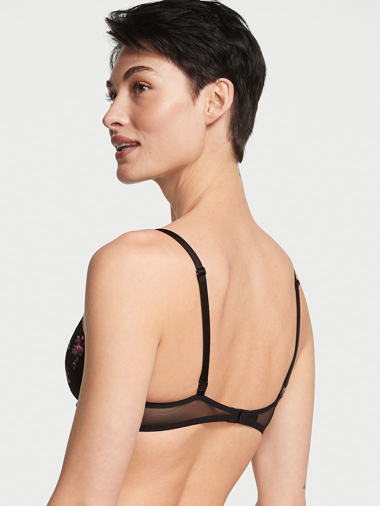 Sexy Tee Posey Lace Lightly Lined Demi Bra