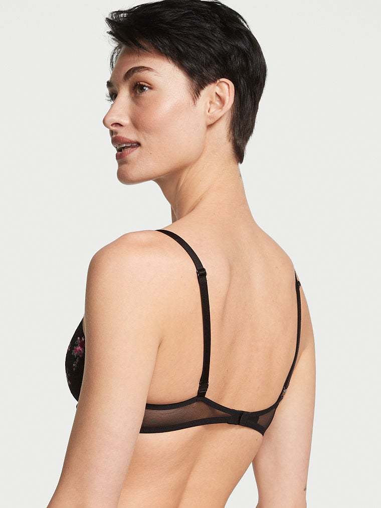 Sexy Tee Posey Lace Lightly Lined Demi Bra