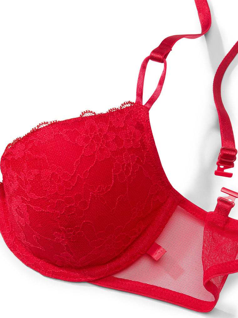 Sexy Tee Posey Lace Lightly Lined Demi Bra