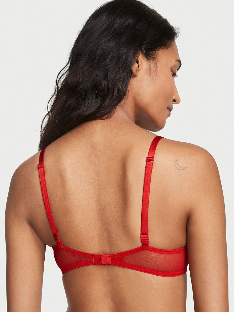 Sexy Tee Posey Lace Lightly Lined Demi Bra