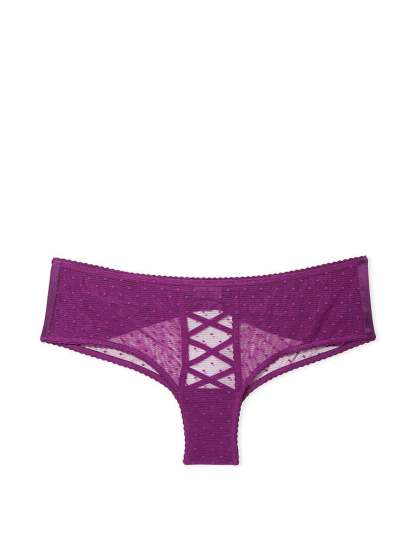 Bow-Back Open Lace-Up Cheeky Panty