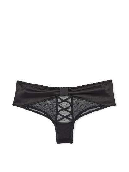 Bow-Back Open Lace-Up Cheeky Panty