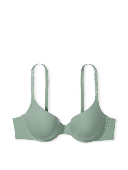 Lightly Lined Smooth Micro-Rib Demi Bra