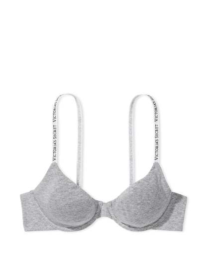 Unlined Full-Coverage Cotton Bra