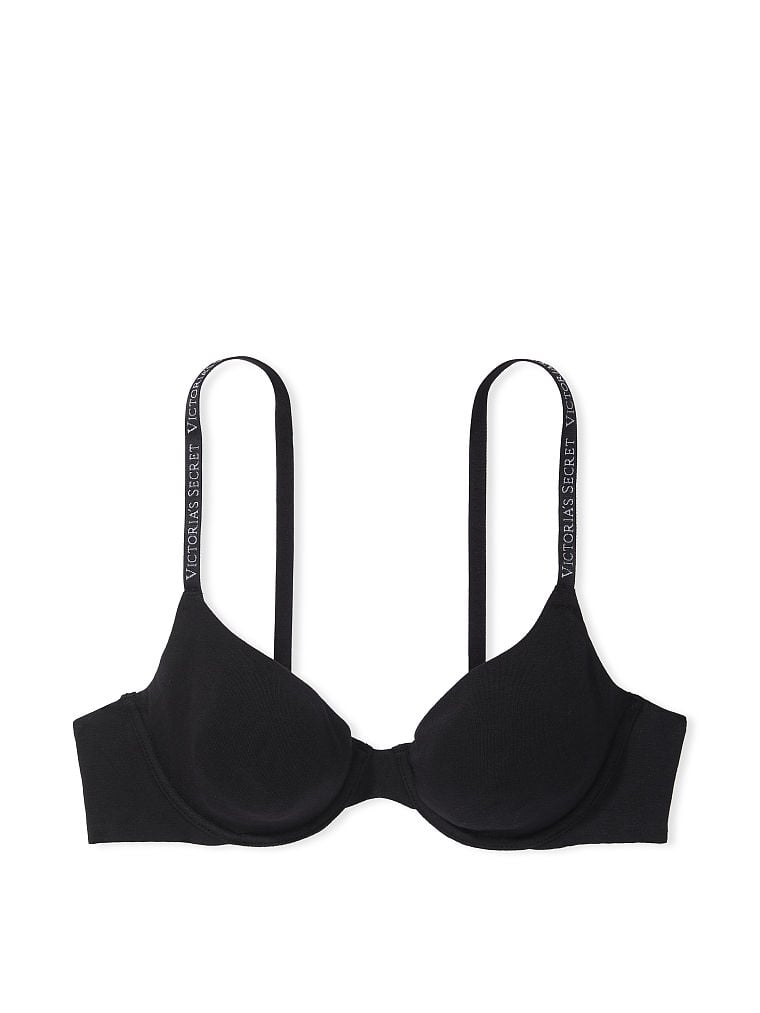 Unlined Full-Coverage Cotton Bra