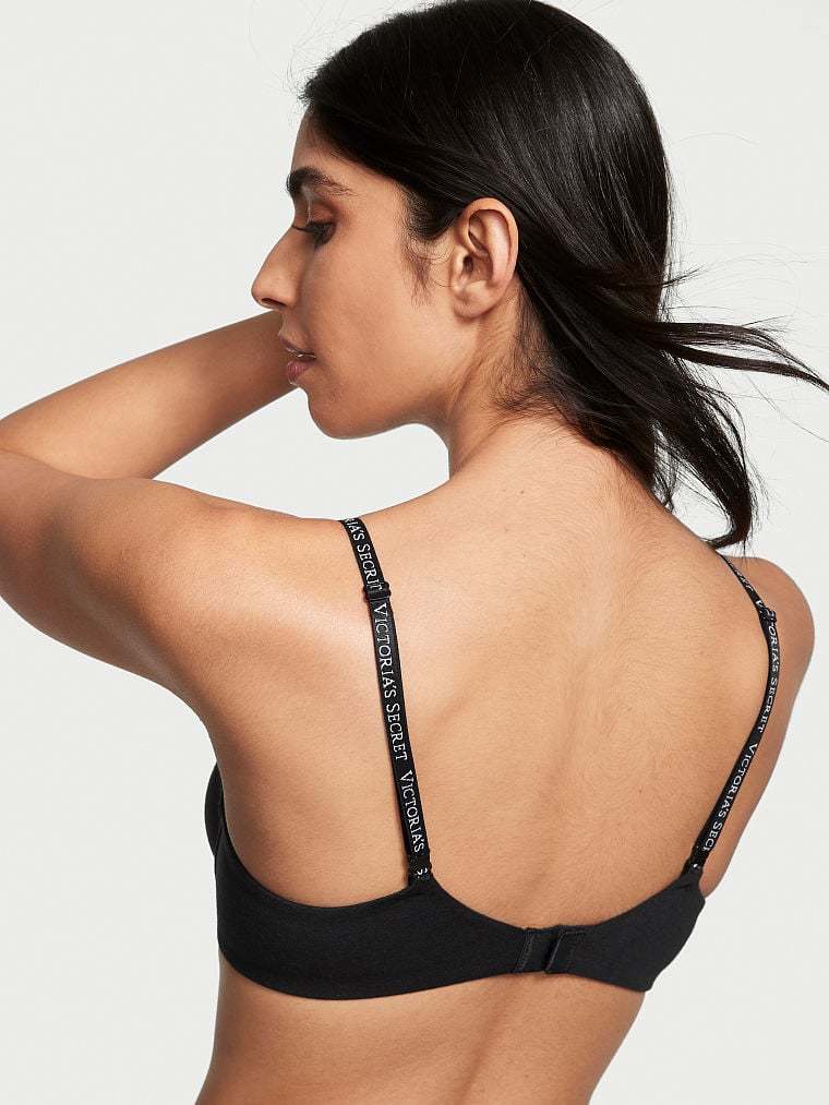 Unlined Full-Coverage Cotton Bra