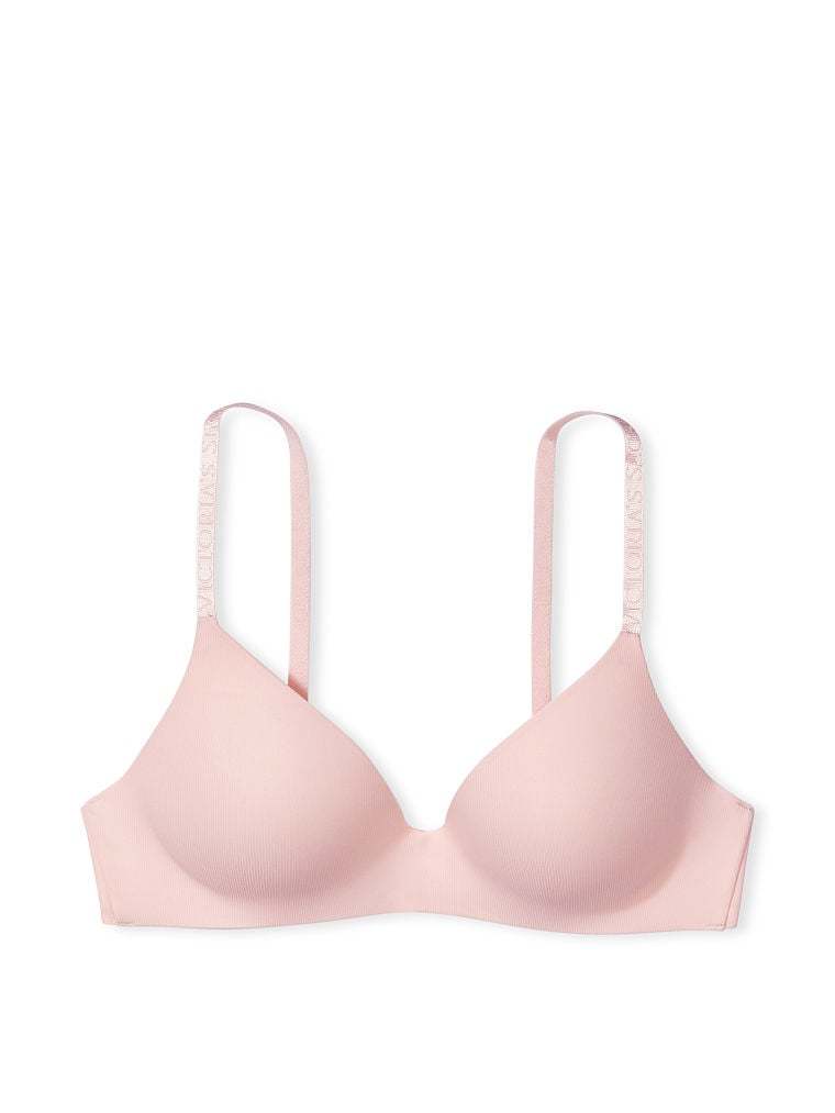 Lightly Lined Smooth Micro-Rib Wireless Bra