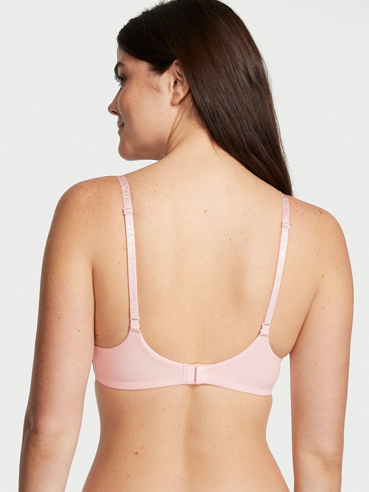 Lightly Lined Smooth Micro-Rib Wireless Bra