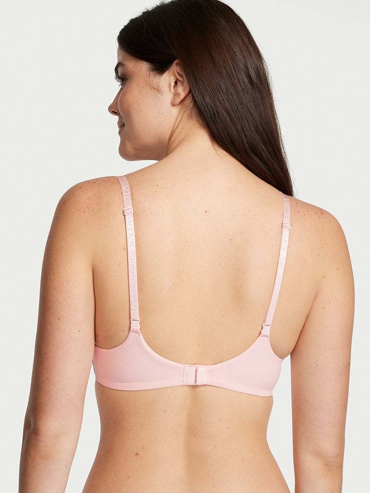 Lightly Lined Smooth Micro-Rib Wireless Bra
