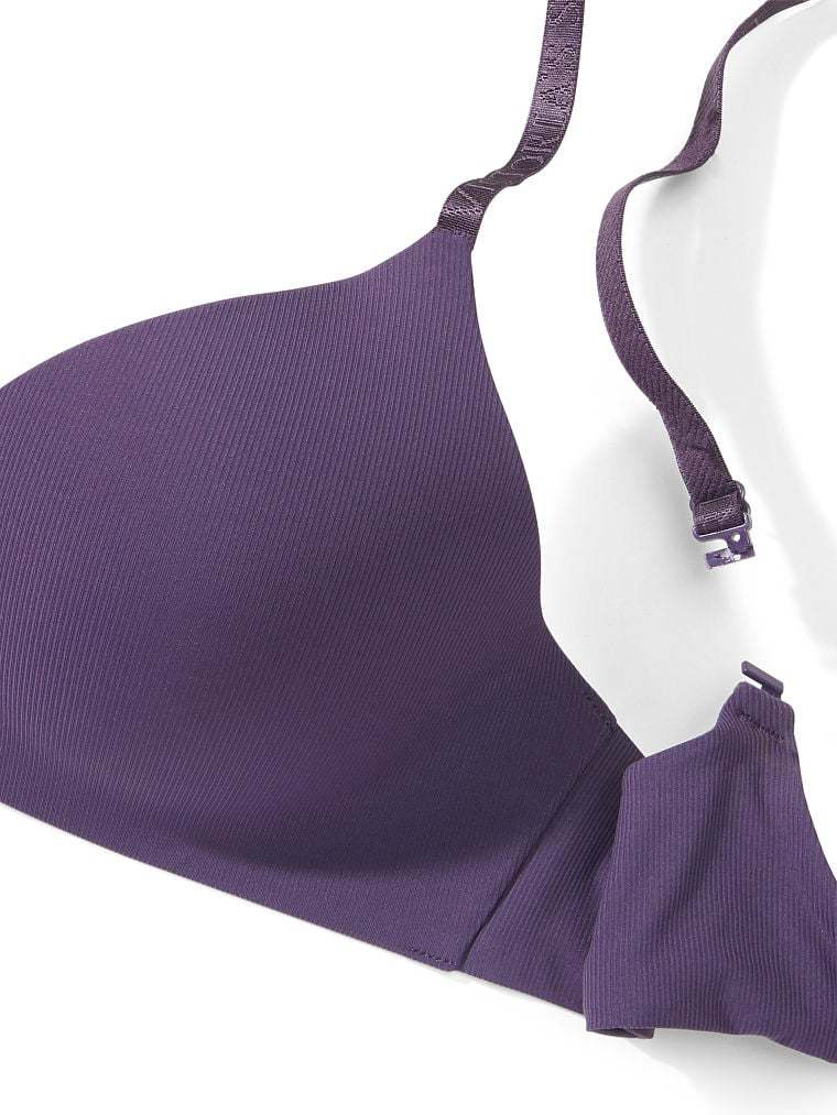 Lightly Lined Smooth Micro-Rib Wireless Bra