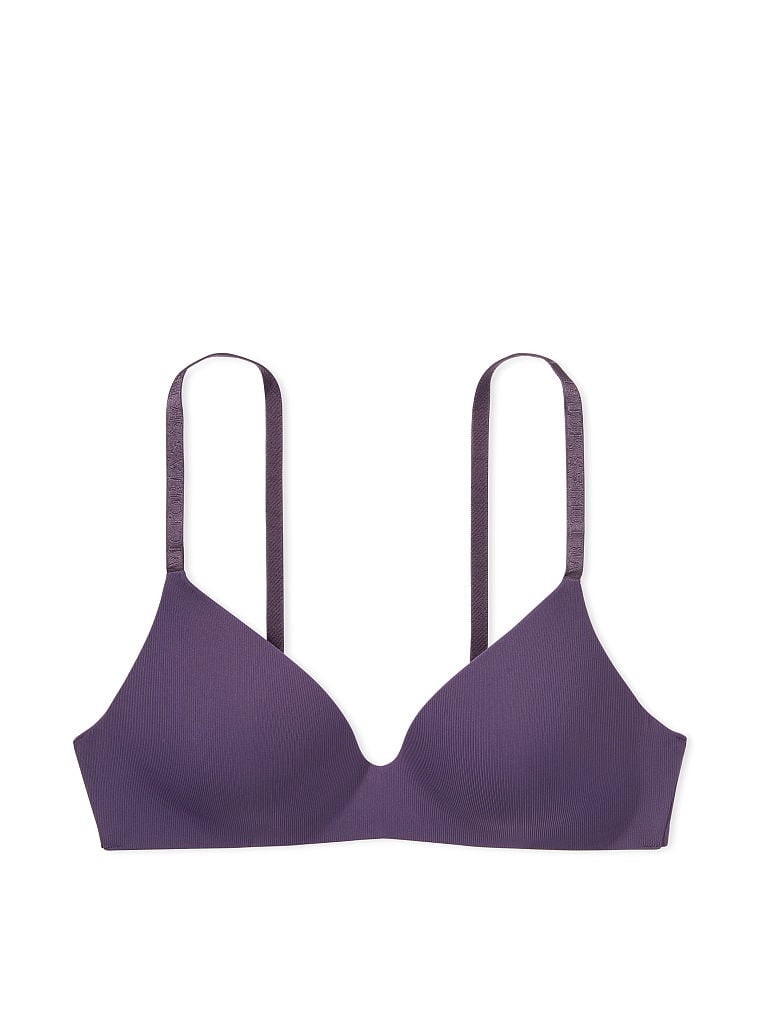 Lightly Lined Smooth Micro-Rib Wireless Bra