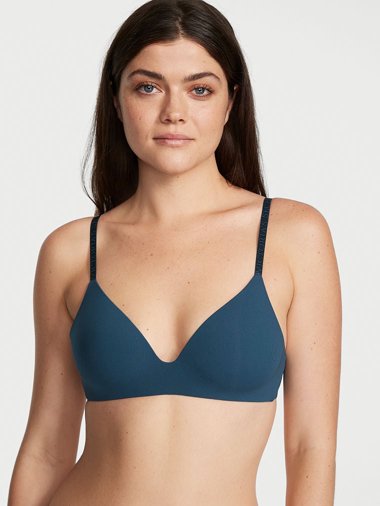 Lightly Lined Smooth Micro-Rib Wireless Bra