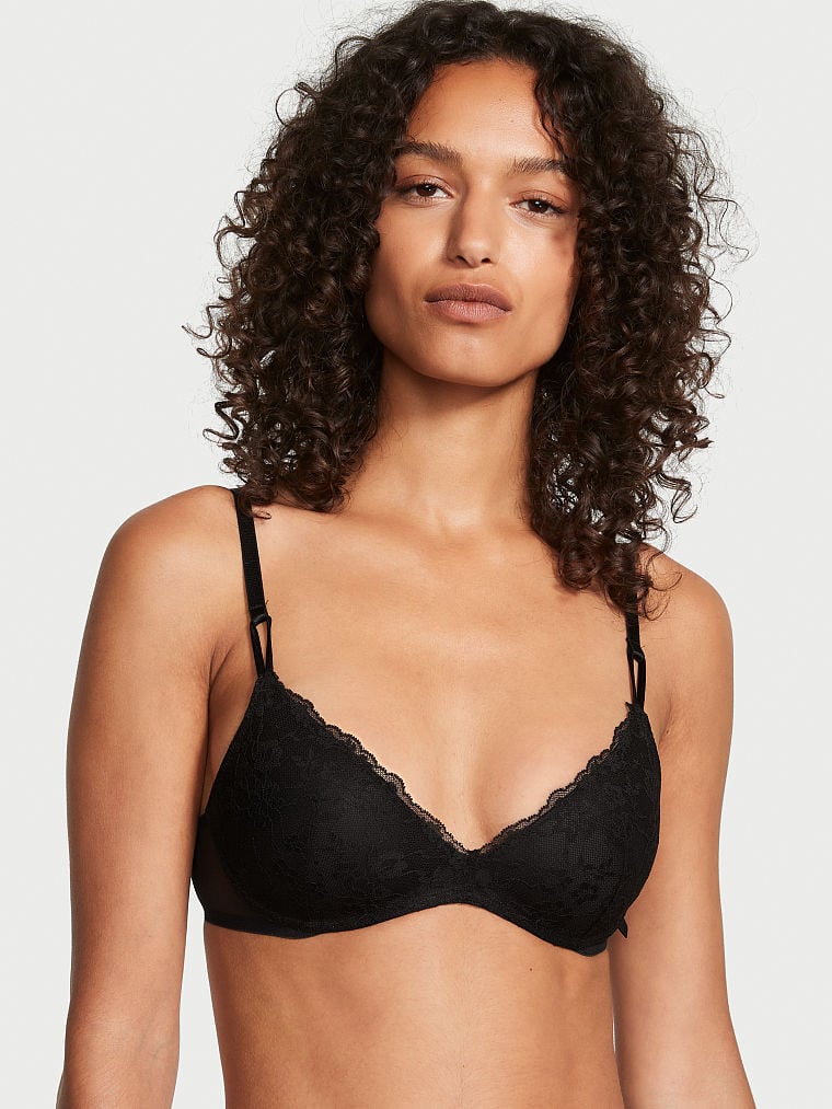 Sexy Tee Posey Lace Wireless Push-Up Bra