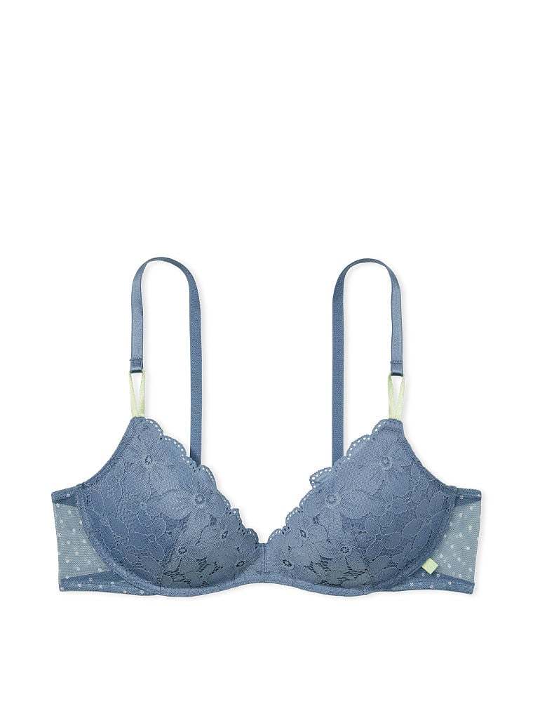 Sexy Tee Wireless Push-Up Lace Bra
