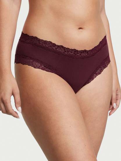 Posey Lace Waist Cotton Cheeky Panty