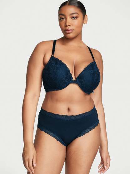 Posey Lace Waist Cotton Cheeky Panty